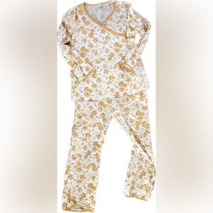 Garnet Hill Asian Wrap Organic Cotton Pajamas